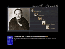 Tablet Screenshot of allanmiller.org